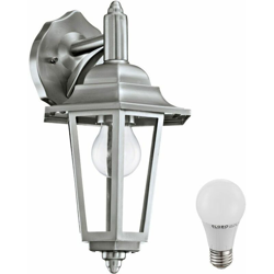 Etc-shop - 7 watt acciaio inox lampada da parete esterna LED IP44 luce esterna luce classica en oferta