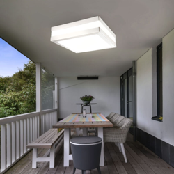 Etc-shop - LED 14W illuminazione a soffitto lampada luce esterna inossidabile luce del giardino IP44 características