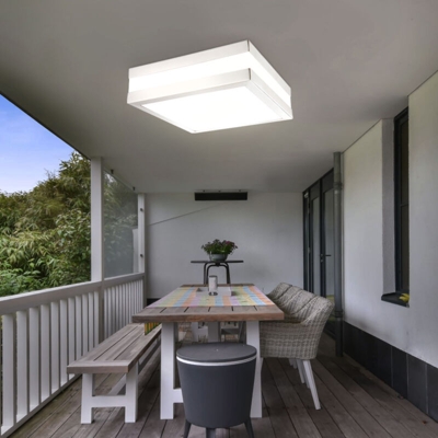Etc-shop - LED 14W illuminazione a soffitto lampada luce esterna inossidabile luce del giardino IP44