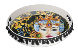 Baci-milano - BACI MILANO VASSOIO TONDO BLACK MOOD 40X6 CM ACCESSORI TAVOLA PARTY SERVIZIO características