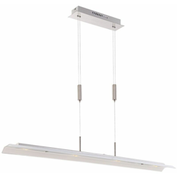 Globo - LED chiaro argento 20 Watt ciondolo appeso vetro luce Wohnzimmerlampe nobile 67807H en oferta