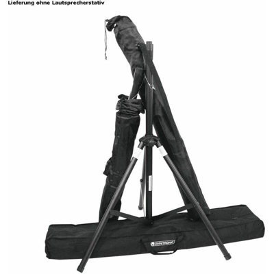 Di alta qualità borsa da trasporto per due speaker stands nero OMNITRONIC 6000490N