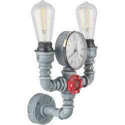 Etc-shop - Set vintage di lampada da parete vintage a forma di lampada ad acqua, set di lampadine a LED precio