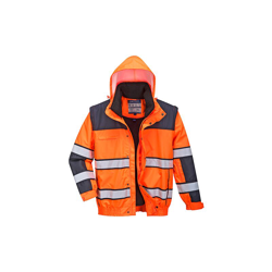 Portwest - Giacca Bomber Classic ad alta visibilità | Large - OrNa - NEUTRO (SENZA PERSONALIZZAZIONE) precio