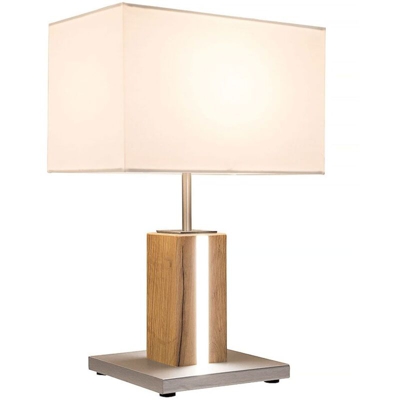 Etc-shop - Lampada da tavolo a LED per sala da pranzo lampada laterale in legno Stripe TOUCH DIMMER