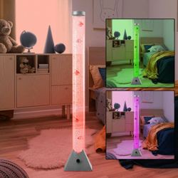 Etc-shop - Lampada da terra a LED RGB soggiorno lampada da tavolo con decorazione a colonna d'acqua precio