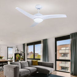 Etc-shop - Ventilatore a soffitto a LED con luce della lampada di illuminazione inclusa lampadina a LED precio