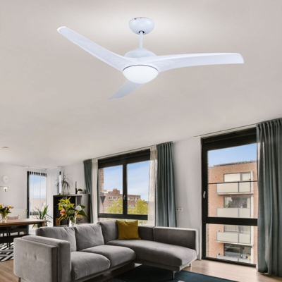 Etc-shop - Ventilatore a soffitto a LED con luce della lampada di illuminazione inclusa lampadina a LED