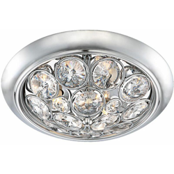 cristalli lampada cromo rotondo acrilico 5,7 watt di illuminazione a soffitto LED luce intorno Celia - ETC-SHOP en oferta