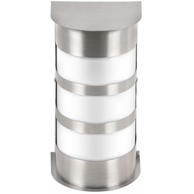 Esterno Lampada da parete in metallo IP44 facciate di illuminazione per esterni in acciaio inox - BAHAG AG