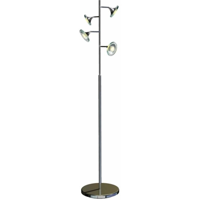 20 Watt COB piano LED Lampada da terra lampada di illuminazione cromo Esto Starled 780.004-4