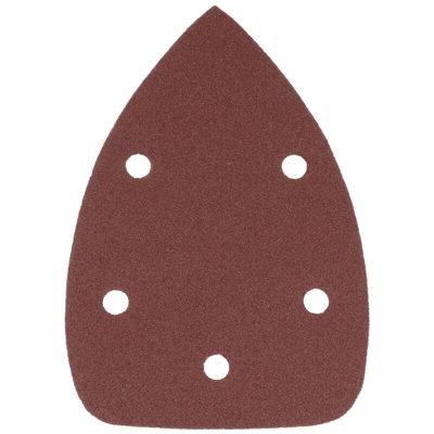 Varo - 5 CARTA ABRASIVA PALMARE MOUSE MM 140X140X80 GRANA 40 60 80 120 180 240 TRIANGOL GRANA 240 - KRT220009