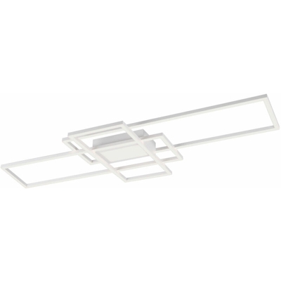 Etc-shop - Plafoniera LED design dimmerabile soggiorno lampada luce diurna bianco opaco telecomando