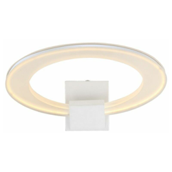 Lampada da parete a LED design soggiorno illuminazione anello lampada faretto bianco Globo 67063W en oferta