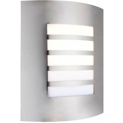 Etc-shop - illuminazione lampada da parete 7 watt LED Patio lampada esterna 560 lumen in acciaio inox IP44