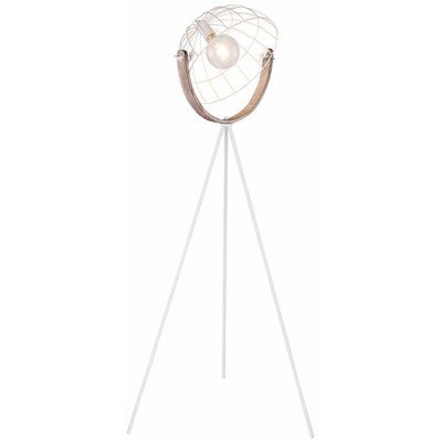 Globo - Lampada treppiede vintage soggiorno griglia design retro lampada spot orientabile spot 54306SW