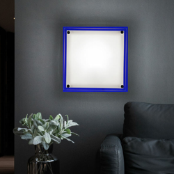 Etc-shop - Lampada da parete Lampada in vetro Lampada IP20 E27 Faretti da salotto nel set con lampadine a LED en oferta