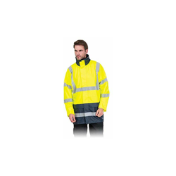 LH-LIGHTNING YG XL Giacca protettiva, giallo-blu navy, XL, confezione da 20 - Leber&hollman - LEBER & HOLLMAN precio