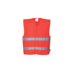 Gilet ad alta visibilità con due bande | Red - XX3X - NEUTRO (SENZA PERSONALIZZAZIONE) - PORTWEST características