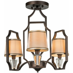 Lampada da soffitto design lampada da salotto in tessuto di bronzo, lampada in bronzo Globo 69005-3 precio