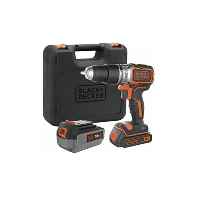 Black&decker - Black+Decker BL188DM2K-QW - Trapano a percussione Brushless senza fili, 18 V, 1,5 Ah, 2 batterie - BLACK & DECKER