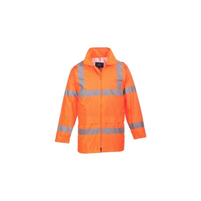 Portwest - Hi-Vis Rain Jacket | XL - Orange - NEUTRO (SENZA PERSONALIZZAZIONE)