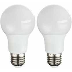 Set di 2 lampadine LED da 9 watt E27 palla 3000K lampadina 810 lumen EEK A + GLOBO 10600 -2 precio