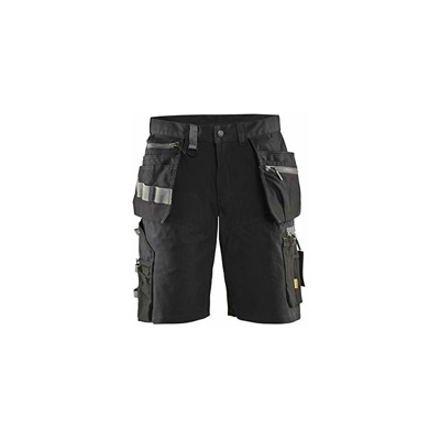 Blaklader 159813439900C46 - Pantaloncini da artigianato, elasticizzati, taglia C46, colore: Nero