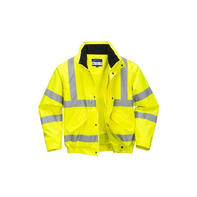 Hi-Vis Breathable Bomber Jacket | XL - Yellow - NEUTRO (SENZA PERSONALIZZAZIONE) - PORTWEST