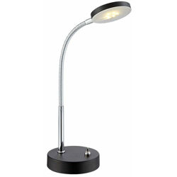 Globo - Moderna LED 3W lettura da tavolo lampada da tavolo cromo nero acrilico satinato DENIZ 24124 en oferta