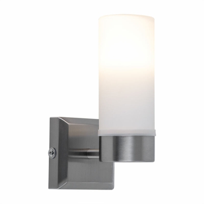 Etc-shop - Lampada parete bagno specchio illuminazione lampada vetro opale bianco in set incl. Lampadina a LED