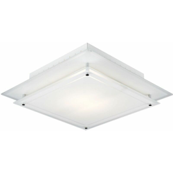 Etc-shop - Plafoniera a LED da 12 watt sala soggiorno sala da pranzo illuminazione vetro nobile lampada quadrata características