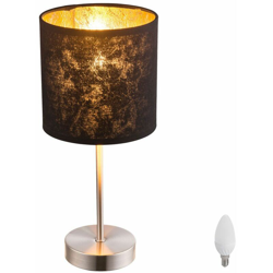 Etc-shop - lampada da tavolo salone illuminazione luce di lettura interruttore tessile impostato incl. lampade LED precio