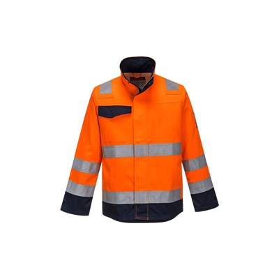 Portwest - Giacca Modaflame GO/RT Orange/Navy | XXL - OrNa - NEUTRO (SENZA PERSONALIZZAZIONE)