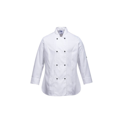 Giacca Chefs Donna Rachel | Large - White - NEUTRO (SENZA PERSONALIZZAZIONE) - PORTWEST en oferta