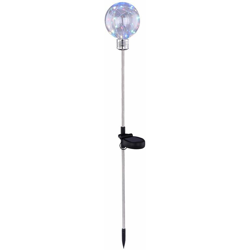 Globo - RGB LED Solar Plug Lamp Cambiare colore Garden Path Outdoor Sphere Ground Spike Light 33802-12B en oferta