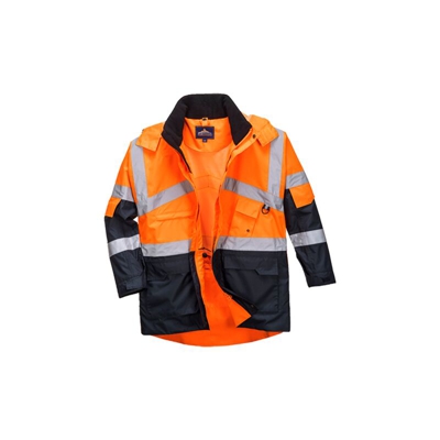 Portwest - Giacca traspirante bicolore ad alta visibilità | XXL - OrNa - NEUTRO (SENZA PERSONALIZZAZIONE)