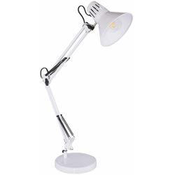 Scrittoio lampada da tavolo snodato lampada a morsetto mobile bianco illuminazione sala lavoro Globo 28049W características