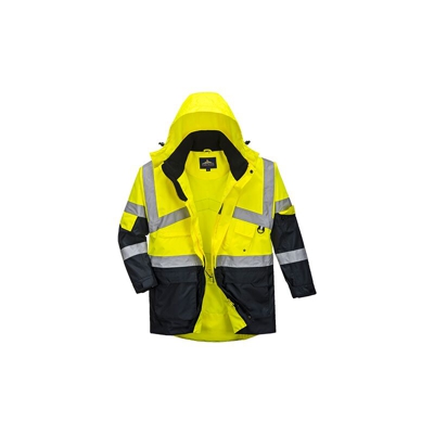 Portwest - Giacca traspirante bicolore ad alta visibilità | 4XL - YeNa - NEUTRO (SENZA PERSONALIZZAZIONE)