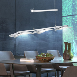 Trio Leuchten Gmbh - 13.5 watt 3-lampada a sospensione Jojo lampada LED luce metallo vetro smerigliato altezza regolabile TRIO Stakkato características