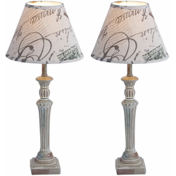 Set di 2 luci a pelo lampade da tavolo dimmerabili sala di controllo a distanza in serie incl. RGB lampade a LED - ETC-SHOP características