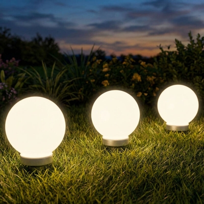 Etc-shop - Illuminazione per esterni Illuminazione per esterni Illuminazione per giardino Lampada solare a forma sferica set di 3