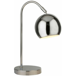 Searchlight - Lampada da tavolo design sala da lavoro arco lampada da ufficio spot cromata orientabile EU700426 en oferta