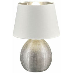 Reality Leuchten - Lampada da tavolo a luce bianca camera da letto scrittura argento scrivania salone illumina Realtà R50631089 en oferta