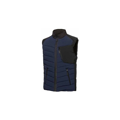 BP 1832-801-1432-2XLn - Gilet termico con fodera termica trapuntata, 100% poliestere, taglia 2XL, colore: Blu notte/Nero