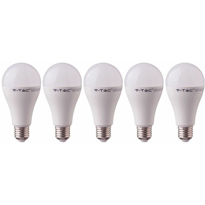 Etc-shop - Set di 5 lampadine LED E27 Faretto a sfera da 15 watt Lampada da 3000 Kelvin Lampada da 1250 lumen bianco caldo