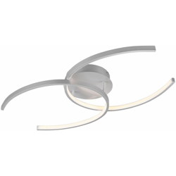 Plafoniera design anello LED titanio illuminazione soggiorno sala da pranzo luce corridoio DIMMERABILE - ETC-SHOP precio