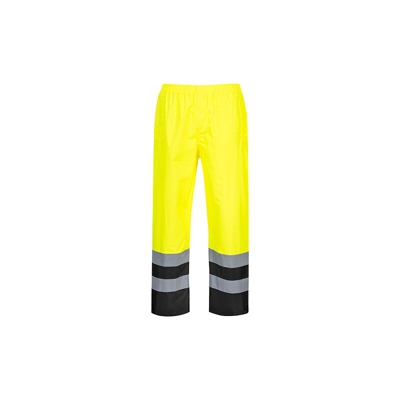 Pantaloni Traffic bicolore alta visibilità | 5XL - YeBk - NEUTRO (SENZA PERSONALIZZAZIONE) - PORTWEST