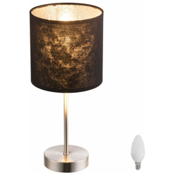Lampada da tavolo lampada da lettura ufficio Beistell tessuto Riflettore interruttore SET incl. lampade a LED - ETC-SHOP en oferta
