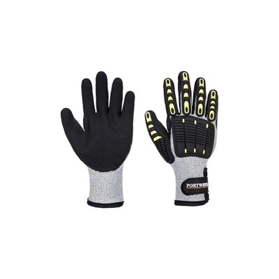 Guanti termici antiurto resistenti al taglio C A4 | Small - GreyBk - PORTWEST